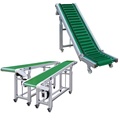 Εργοστάσιο Custom Conveyor Green PVC Belt Incline Conveyor1