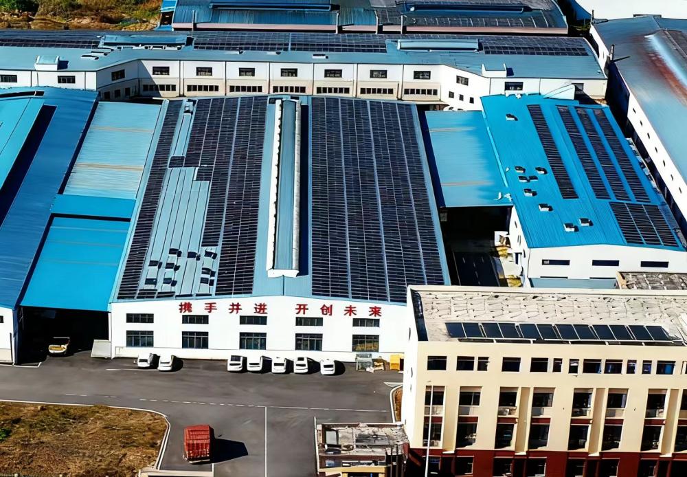 Panoramic view of the factory building