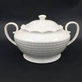 Customized 3-4L White Bone China Porcelain Tureen - Wholesale Hot Sale1
