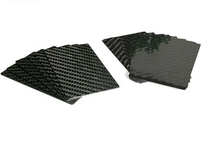 OEM Factory Fashion Style Style personalizado Luxo de alta qualidade Fibra de fibra de carbono Card1