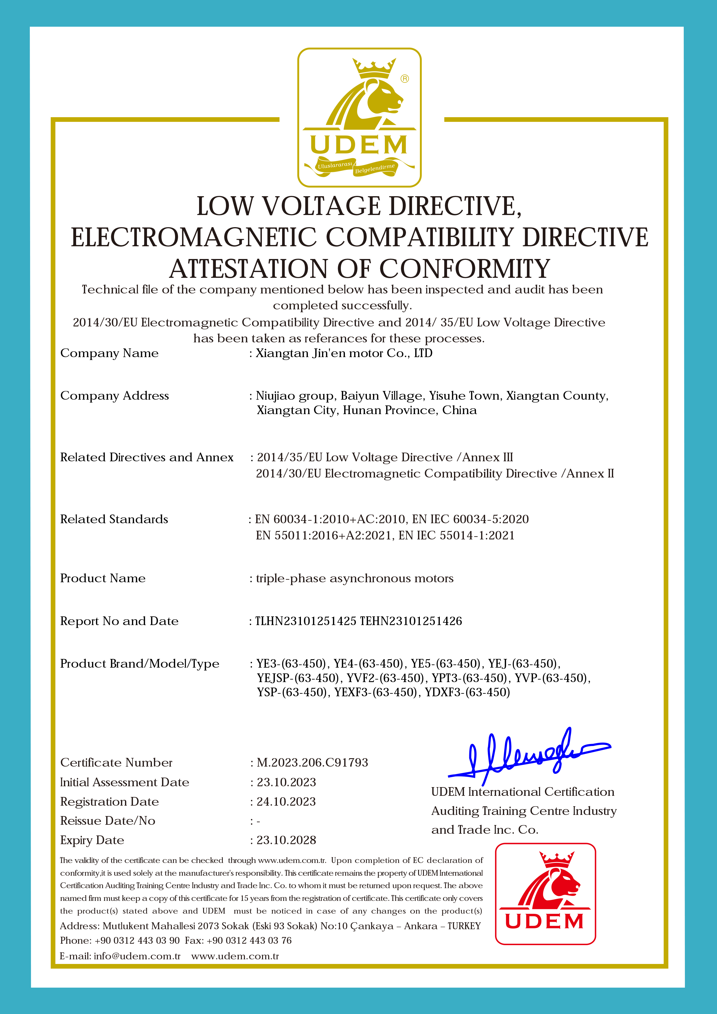 CE Certificate