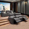 Direct Sale Comfortable 2-seater and 3-seater Recliner Sofas with LED Lights for Home Theater1