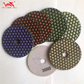 Diameter 100mm and 125mm Flexible Diamond Dry Polishing Pads for Granite1