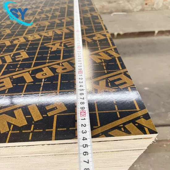 High-Quality, 12mm, Building Material, Wood, Melamine, Phenolic, Waterproof, Laminated Board, Brown, Black, 1220X2442X18mm, Marine Plywood Board1