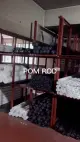 Round Rounds Rounds คุณภาพสูง Pom White Black Plastic Rods Pom