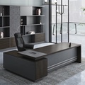 Modern Wood MDF L Shaped CEO Office Table - Luxury Furniture1