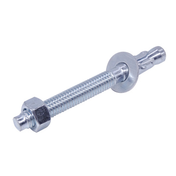 Wedge anchor bolt reserved hole construction technology