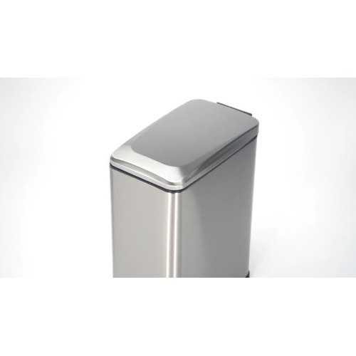 Slim Steel Trash Bin