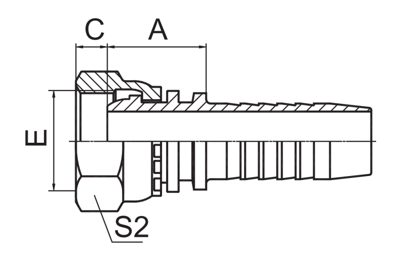 Metric Female Multiseal Hydraulic Fittings 20111