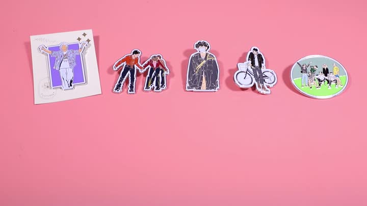 Broches en émail k-pop