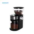 16 Adjustable Setting Electric Stainless Steel Burr Coffee Grinder1