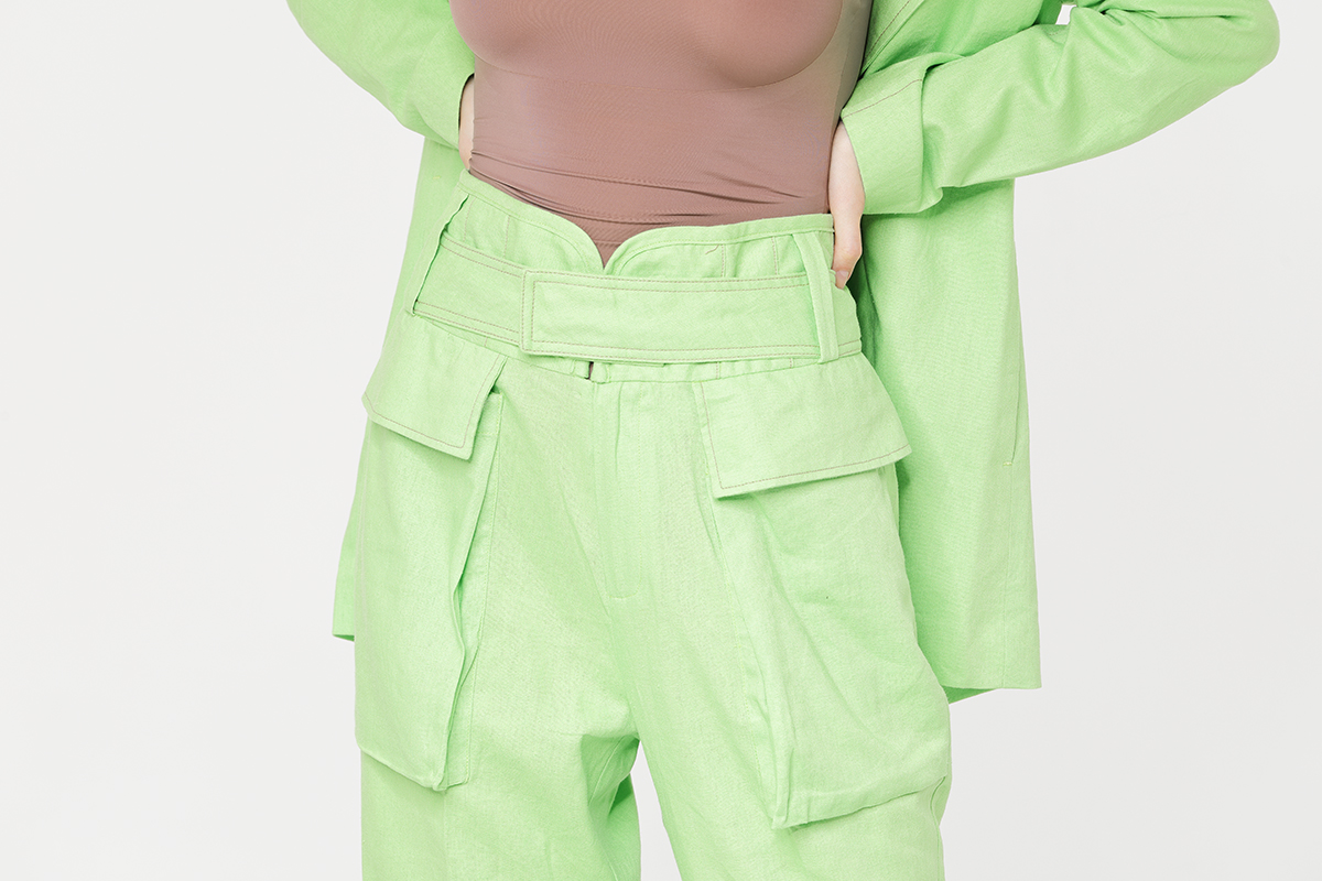Linen Lady's cargo pants Linen Lady's cargo pants