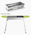 Portable Folding Stainless Steel Barbecue Grill for Camping1
