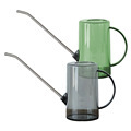 Translucent Cylindrical Garden Watering Can with Stainless Steel Spout for Farm Irrigation1