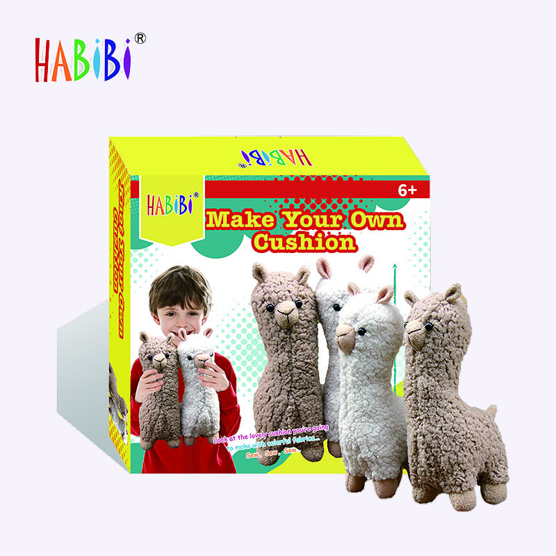 Popular Hot Sales Educational DIY Toys Knot Your Own Cushion Handmade Craft DIY  Lovely Lamb Sewing Kit For Kids1