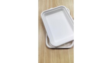 Paper Deli Meat With Lid Meat Paper Disposable Paper Food Meat/Lunch Box  Clear Food Grade Tray1