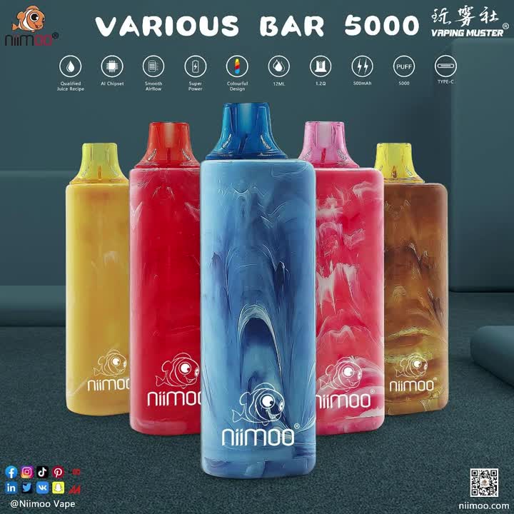 Varios vape de bares 5000