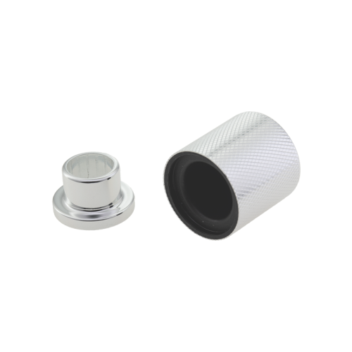 Nắp chai nước hoa từ tính màu bạc sáng bóng FEA15