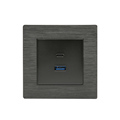 Universal 18W to 65W Custom Power PD+QC USB Type-C Wall Charger with USB Port1