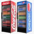 Single Glass Door Beverage Display Cooler for Supermarkets1