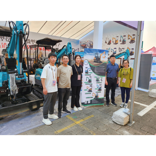 Nuoman Machinery brought a variety of micro-excavation products to the Canton Fair