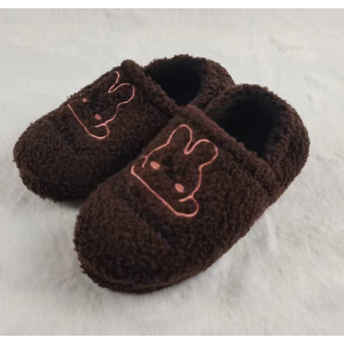 teddy velvet indoor shoes for kids