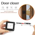 Hardware Mini Automatic Sensor Door Closer Door-closing-Connector Stretchable 1.2m Automatically Close For All Doors Punch-Free