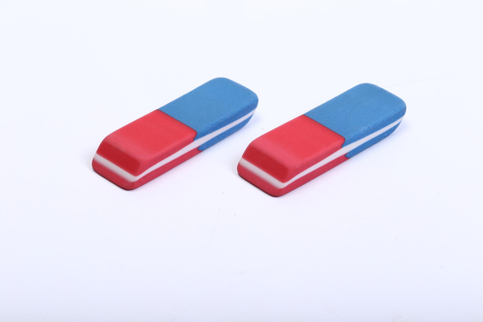 Blue And Red Double Tip Eraser