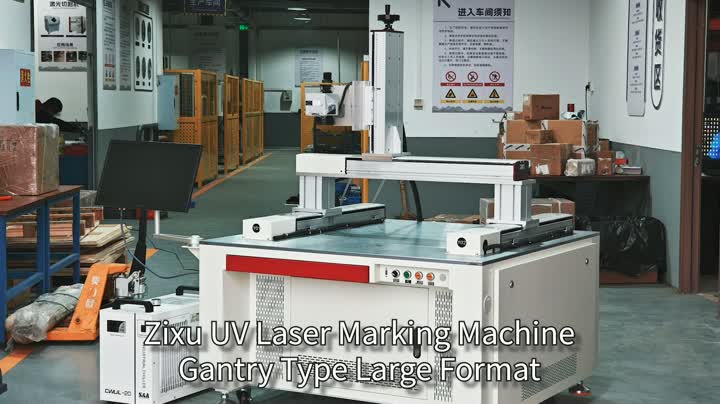 Máquina de marcação a laser UV de grande formato pórtico