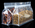 Transparent Smell Proof Plastic Packaging: Flat Bottom Pouches with Zipper1
