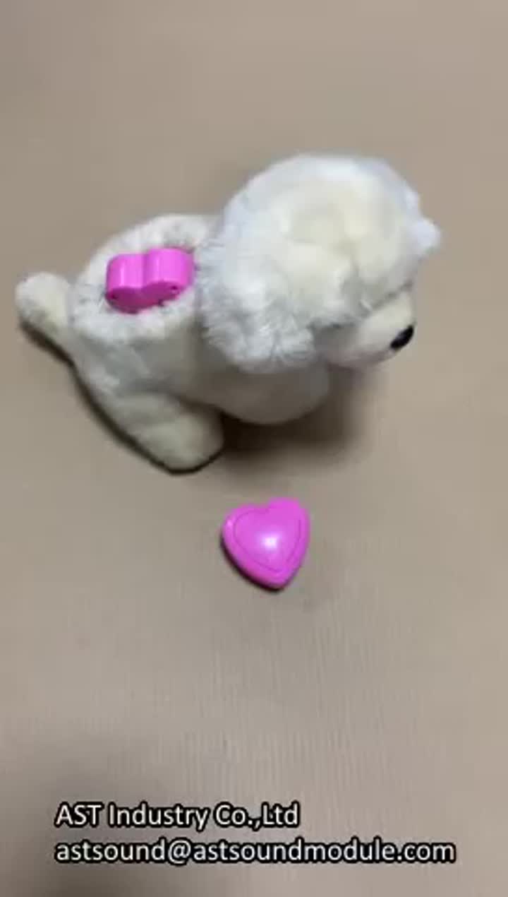 Heart beating box for puggy toy Heartbeat Simulating Mechanism Vibrating Heartbeat Device for Dolls.mp4