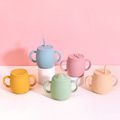 Custom Silicone Sippy Cups with Straw for Kids and Babies1