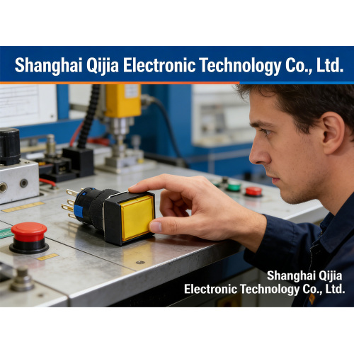 مفاتيح ضغط على زر مستديرة متعددة الألوان للتحكم الصناعي