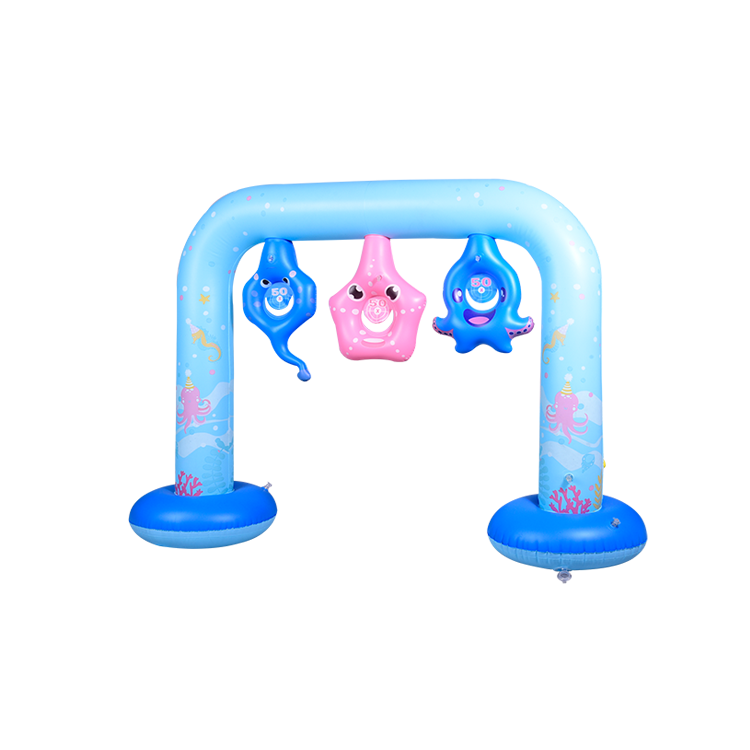 Custom inflatable sprinkler item for children