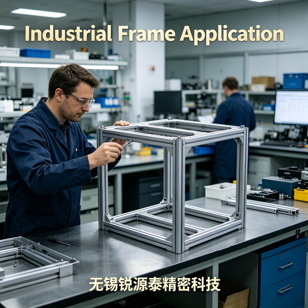 Marco modular de extrusión de aluminio para aplicaciones industriales y personalizadas