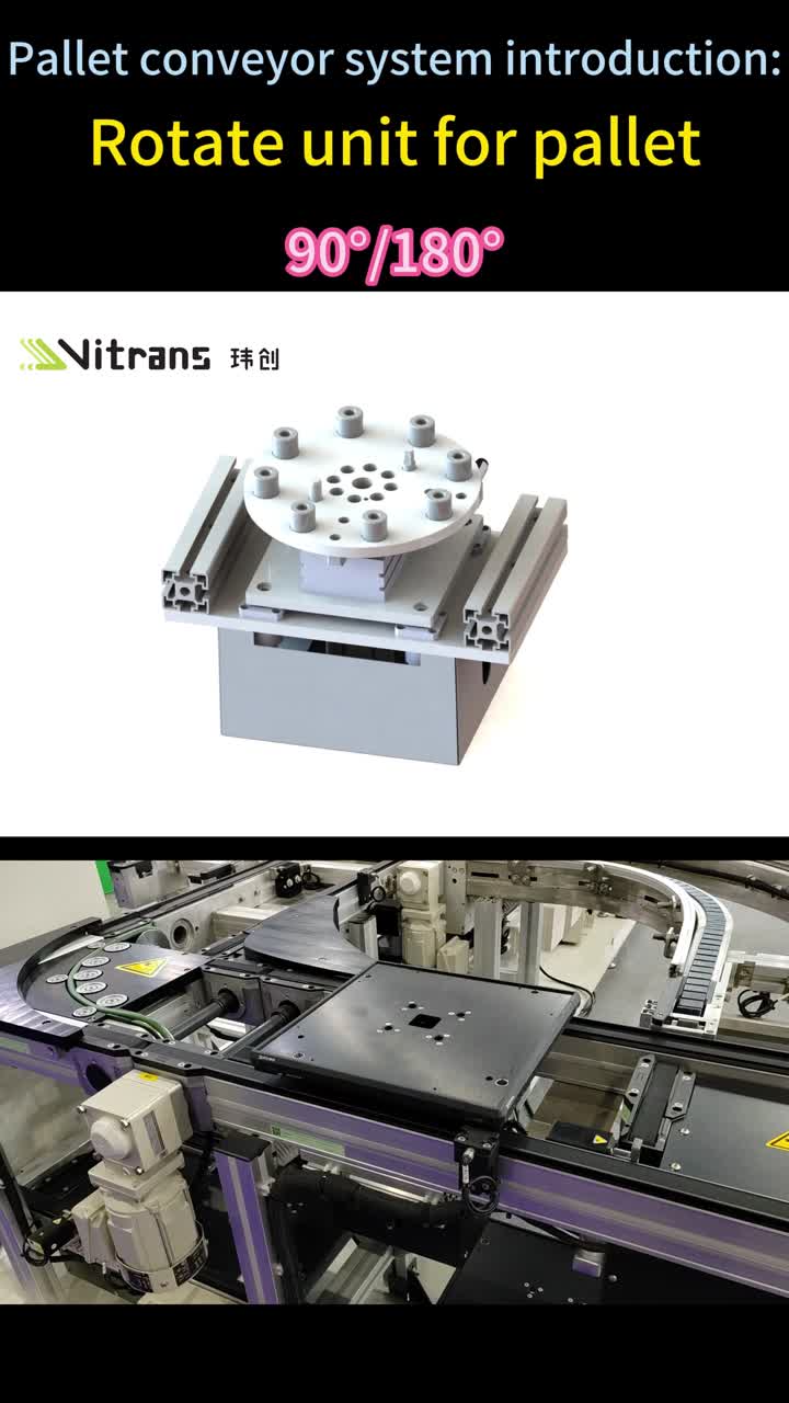 Unidad rotativa de paletas para el sistema transportador