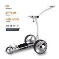 UK Europe Warehouse: In-Stock Professional Foldable 3-Wheel Electric Golf Trolley with Remote Control (DDP)1