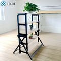 Convertible Table Shelf: Modern Industrial Multi-Purpose Furniture Hinge Mechanism1