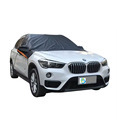 PE Cotton Snowproof Half Car Cover1
