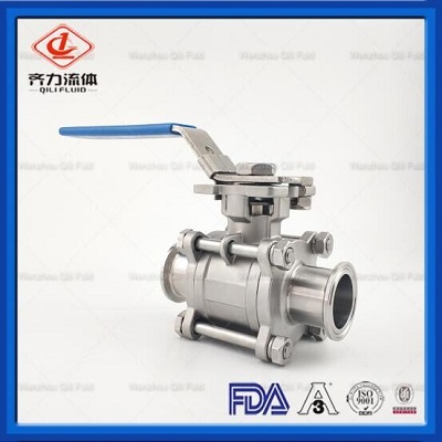 Stainless Steel Sanitary Ball valves with tri clamp 