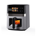 Touch Control 5.5L Visible 1350W Digital Air Fryer for Home Use: Your Kitchen Companion for Healthy Cooking1