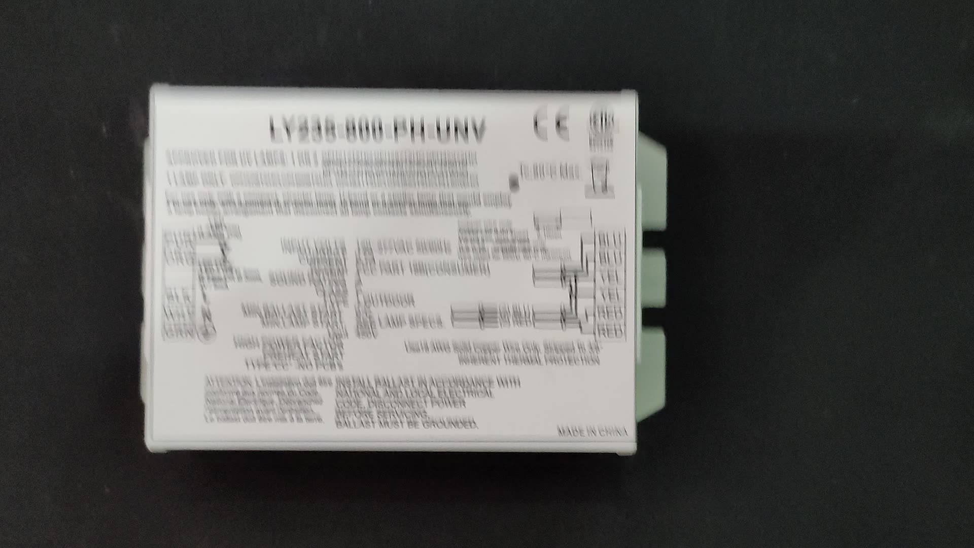 Elektronischer Ballaste Luftwäsche für die Verwendung mit Bräunungslampe 120V-277VAC 0,7A 21W-48W/60W ~ 95W1