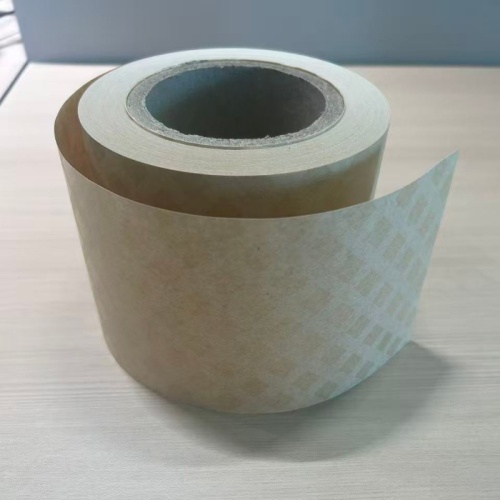 Papel isolante colado em losango