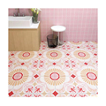 Nordic Matte Terrazzo Handmade Pink 3D Moroccan Glazed Tile - 300x300mm Indoor/Outdoor Flooring and Wall Tiles1