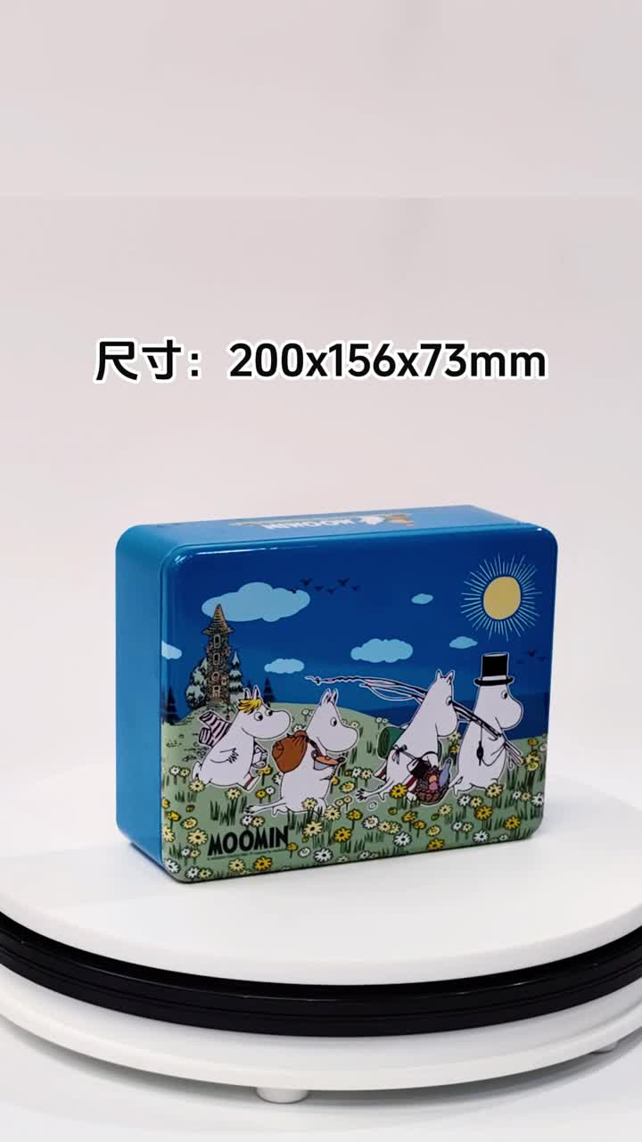 Storlek 200x156x73mm Rectangular Gift Tin Box