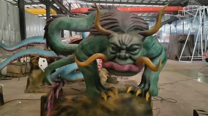 animatronic monsters for horror scene decoration