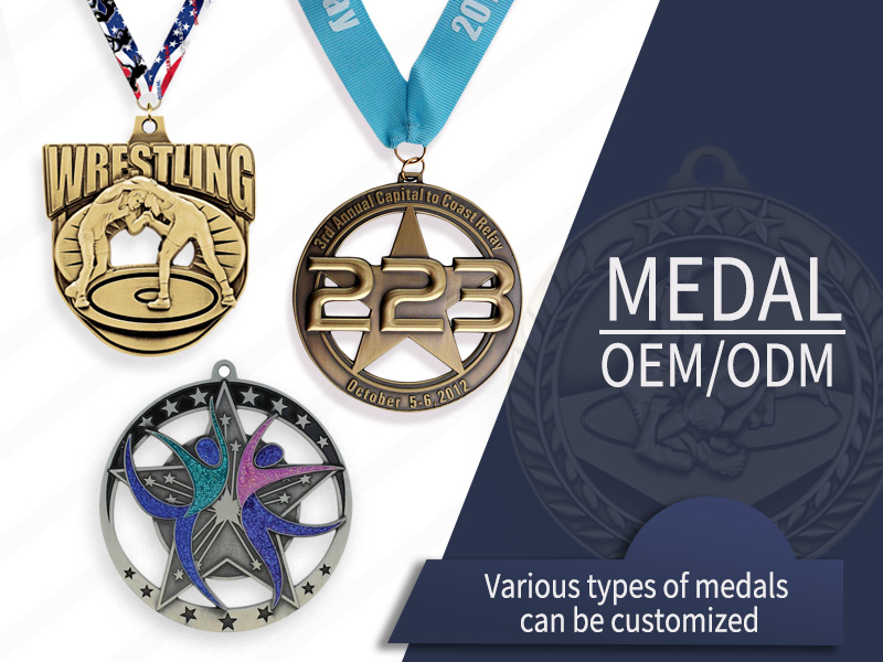 Custom Design Medals And Ribbons