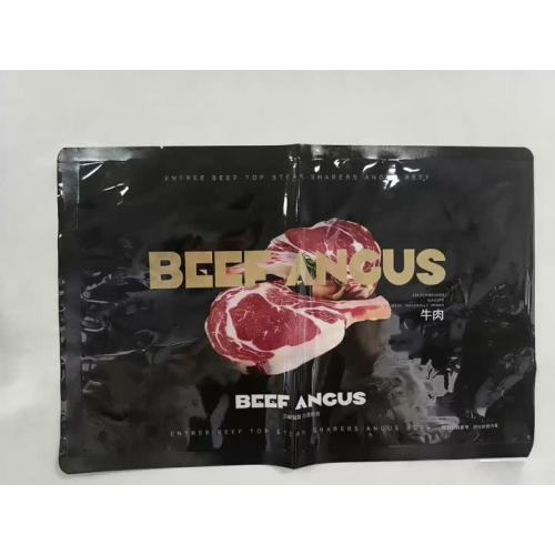 נרתיק ואקום עם שלושה צדדיים לבשר בקר טרי