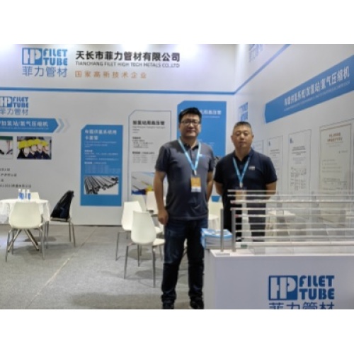 Filetrohr besuchen Wasserstoffenergieausstellung in Foshan Guangdong