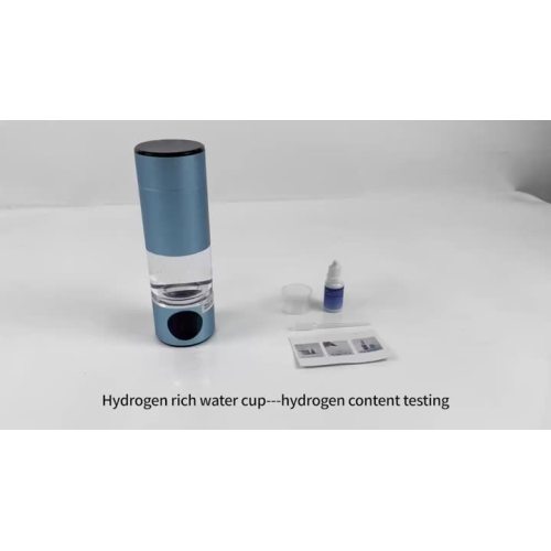 Hydrogen water bottle-concentration testing video